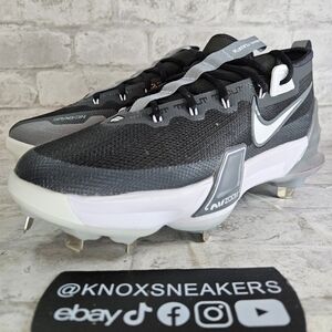 Nike Force Zoom Trout 9 Elite Baseball Cleats Black FB2906 001 Men's Size 8
